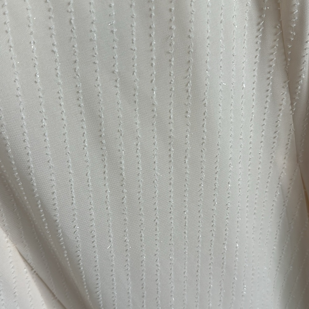 INC crème dress size L NWOT with bow. - Picture 7 of 11